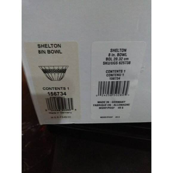 Waterford Marquis Shelton 8-Inch Crystal Bowl Made In Germany With Original Box - Picture 6 of 11